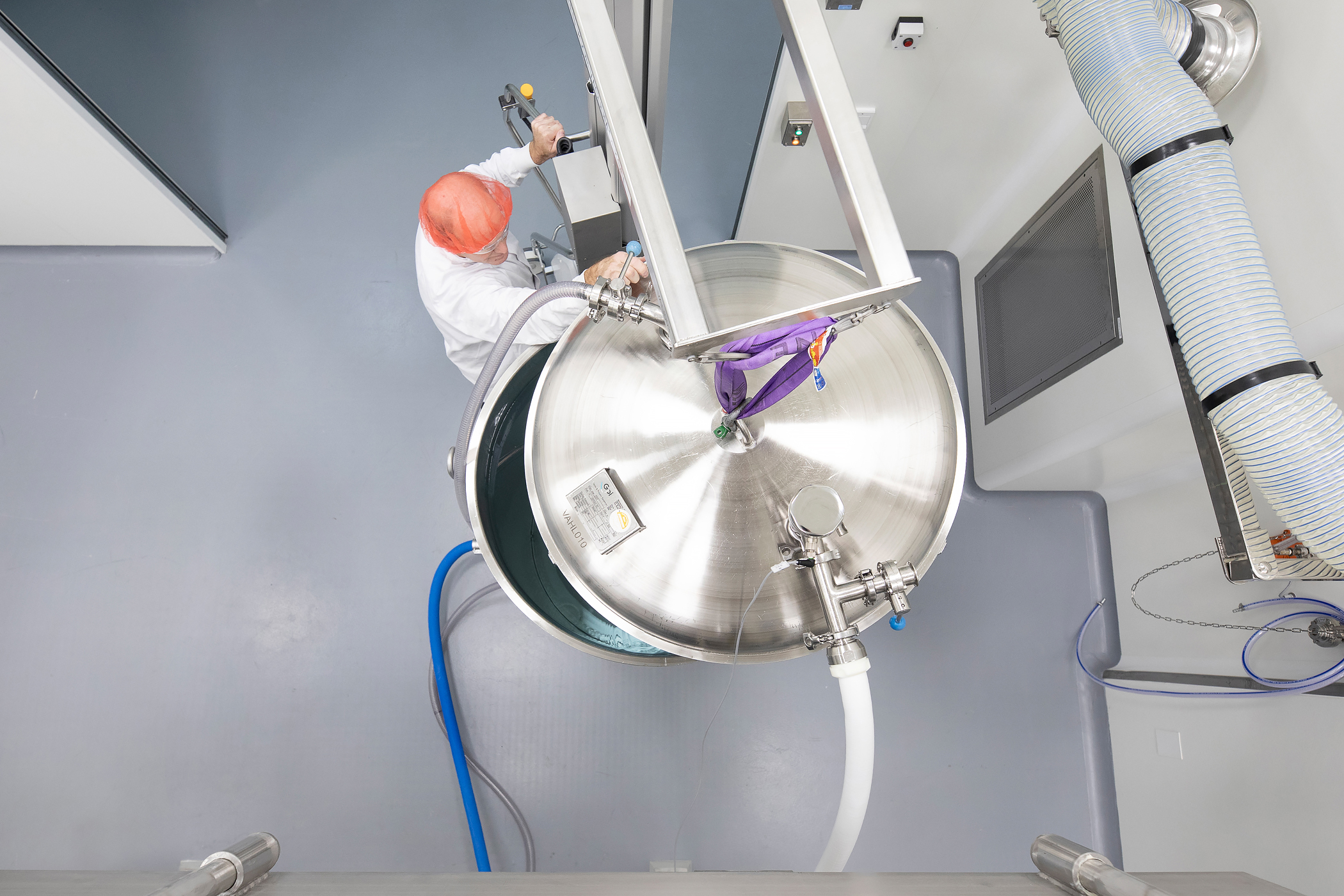 Mobiler Edelstahl-Medikamententank mit Mannloch von Gpi Pharma