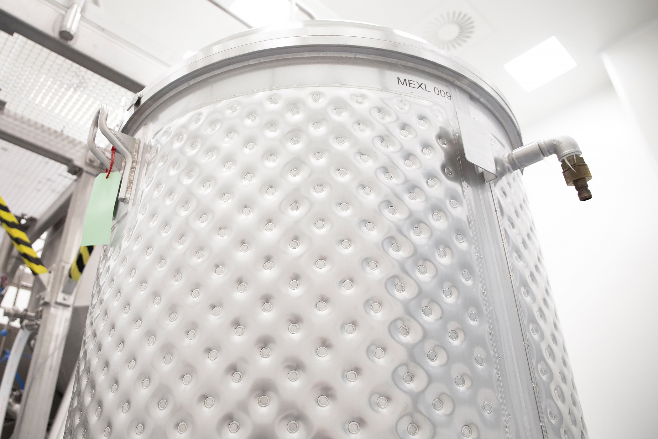 Mobiler Edelstahl-Medikamententank mit Dimple-Jacket